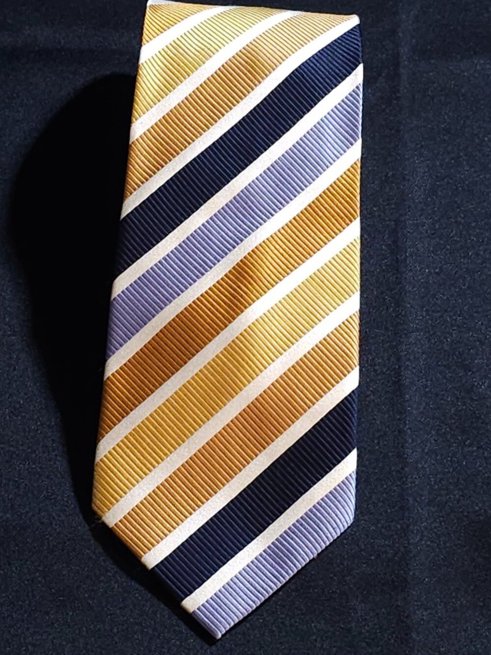 Impermeable By Weatherproof Men's Stain Resistant Striped Silk Tie